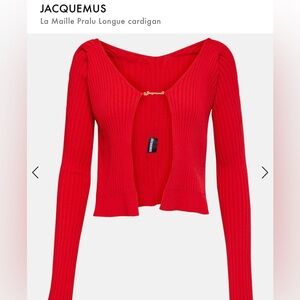 Jacquemus Red Cardigan